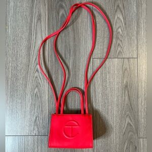 Red Telfar Mini Crossbody